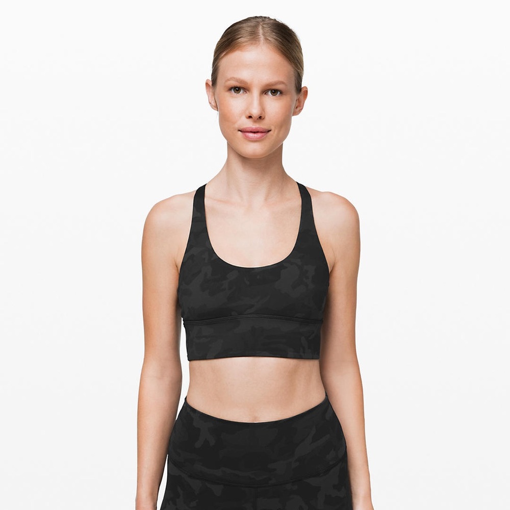 Lululemon Free To Be Moved camo bra size 10
